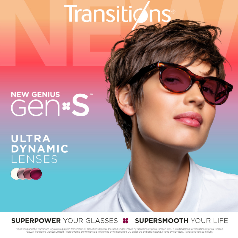 New transitions Gen S, £25 upgrade from clear to transitions.</a>